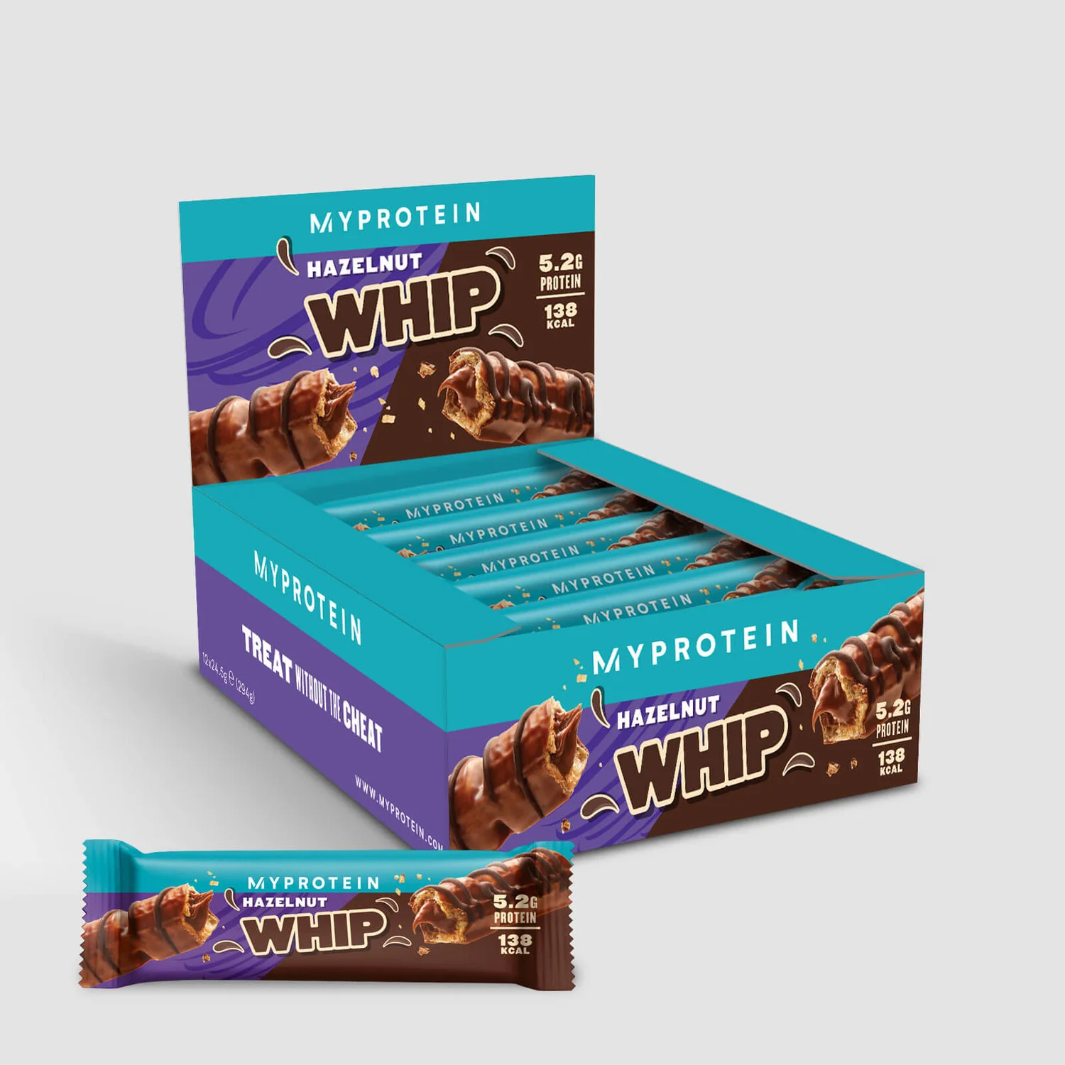 Hazelnut Whip - 12x24g - milk chocolate
