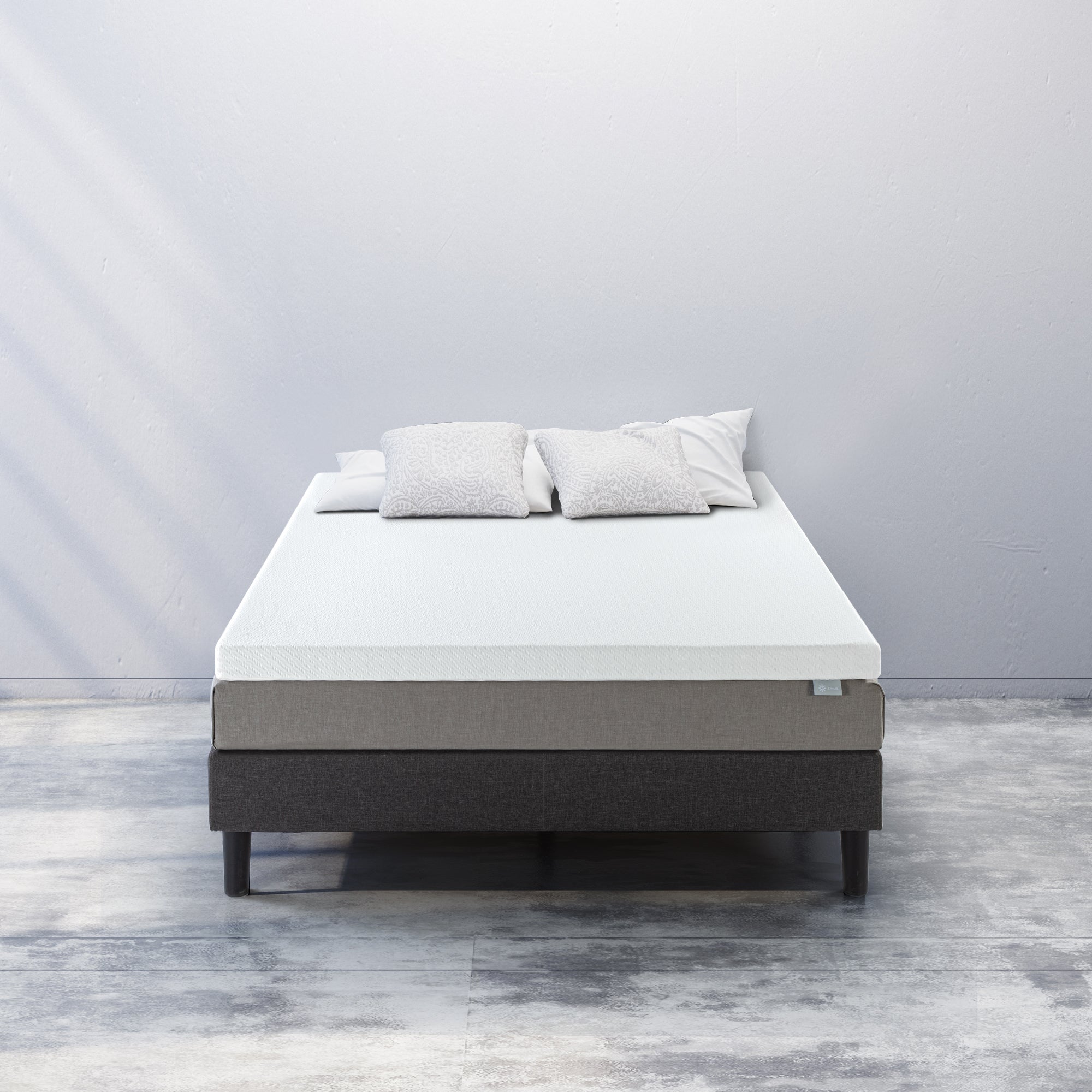 Spa Sensations by Zinus 3" Ultra Cooling Gel Memory Foam Mattress Topper with Cooling Cover, Queen