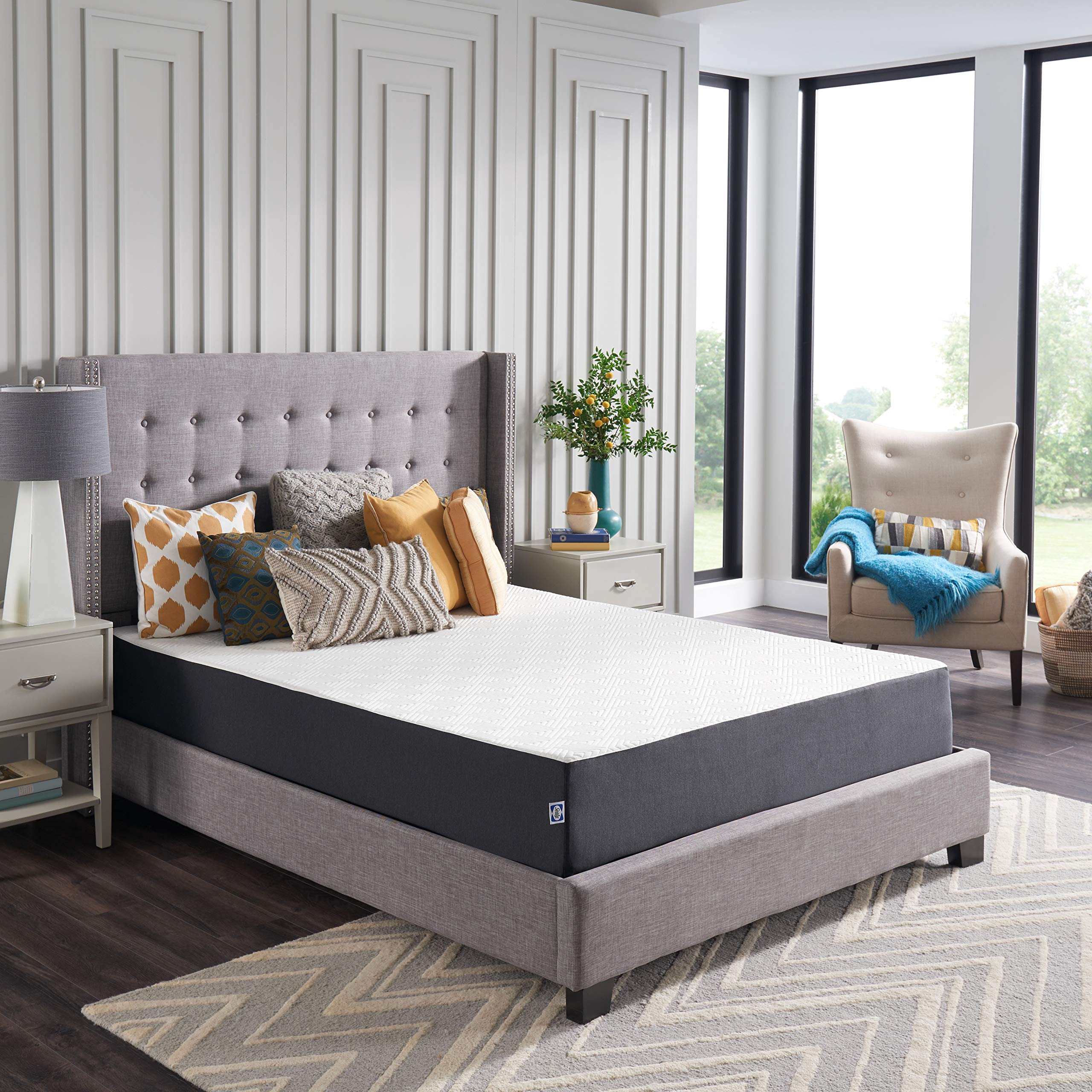 Sealy 10" Hybrid Adaptive Memory Foam Mattress with CopperChill Technology, Cooling Memory Foam Mattress for Pressure Relief, Full