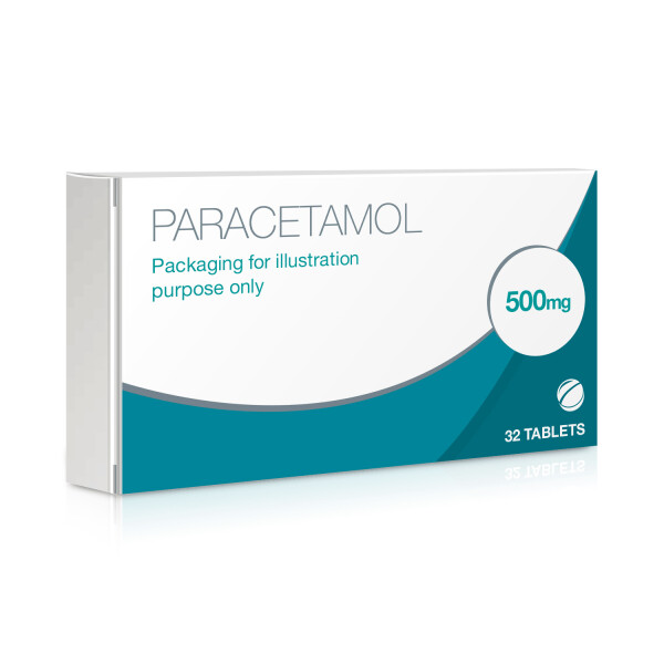 Paracetamol 500mg 32 Tablets or Caplets | Pharmacy2U
