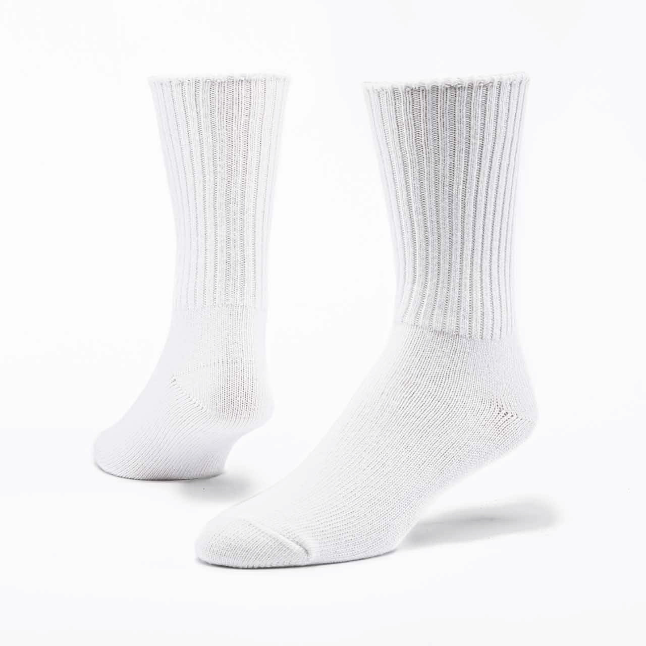 Maggie's Organics Maggies Socks, Classic Crew, White