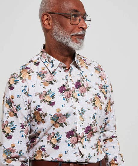 Heritage Floral Shirt Cream (42/44)