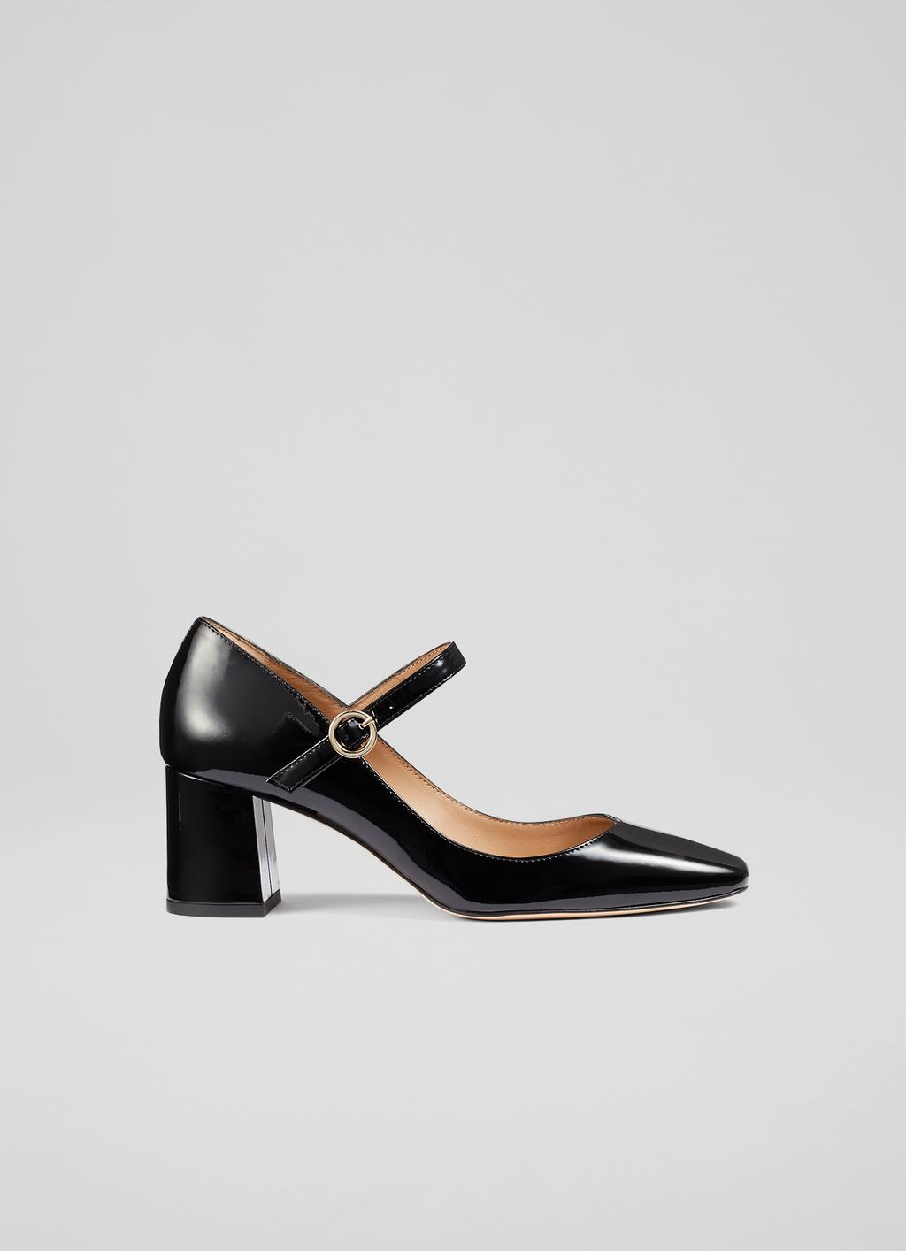 Winter Black Patent Leather Mary Janes