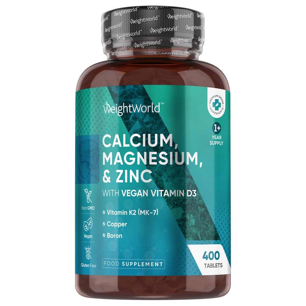 WeightWorld calcium magnesium zinc and vitamin d3 tablets