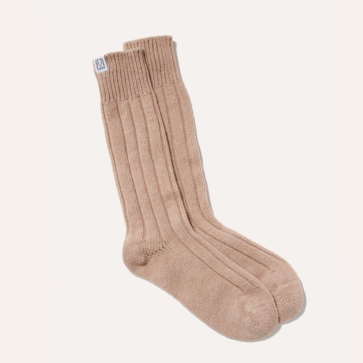Margaux Socks - The Cozy Sock - Oatmeal Wool / Cashmere Blend