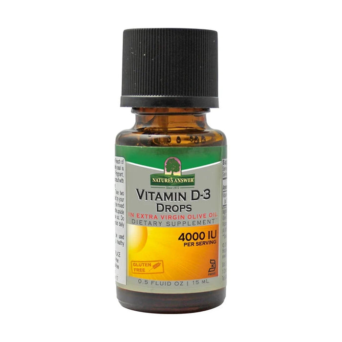 Nature's Answer Vitamin D Natures Answer Liquid Vitamin D3 (4000 IU) | 15ml (240 servings)